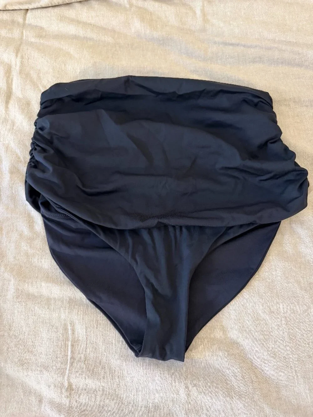 SKIMS Sculpting Swim Foldover Bikini Bottoms - Onyx - XL